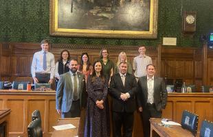 Young farmers with APPG members